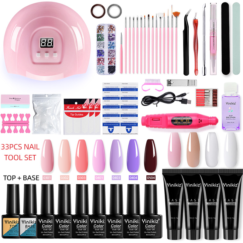 Nail UV Gel Polish Kit With Manicure Kit for Nail Dryer Set with Manicure Pedicure Drill Set Nail Gel Polish Set Custom Made