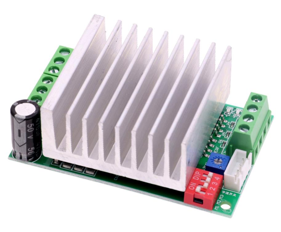 Одноосевой TB6600 4.5A DC 10-45V двухфазный гибридный Драйвер шагового двигателя, плата контроллера TB6560, модуль защиты от короткого замыкания