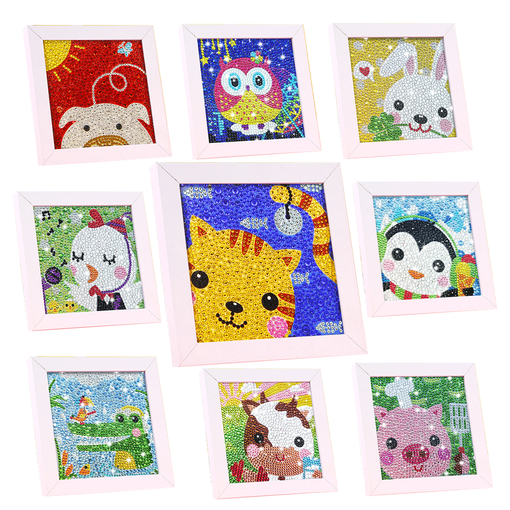 Colorful Cartoon Flower Garden Diamond Painting Argentina Lion Diy Chicken Sun Catchers Rangement Sheets Diamond Painting
