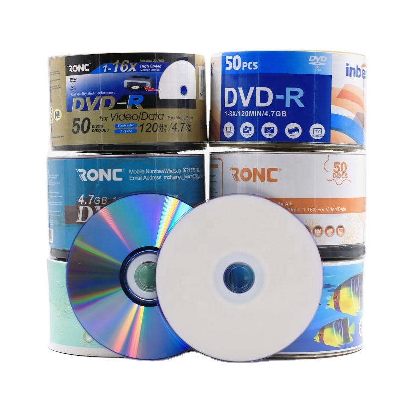 Оптовая продажа дешевые пустой диск 4,7 gb/120 мин 1-16x печати dvdr пустой dvd для автомобиля dvd-r