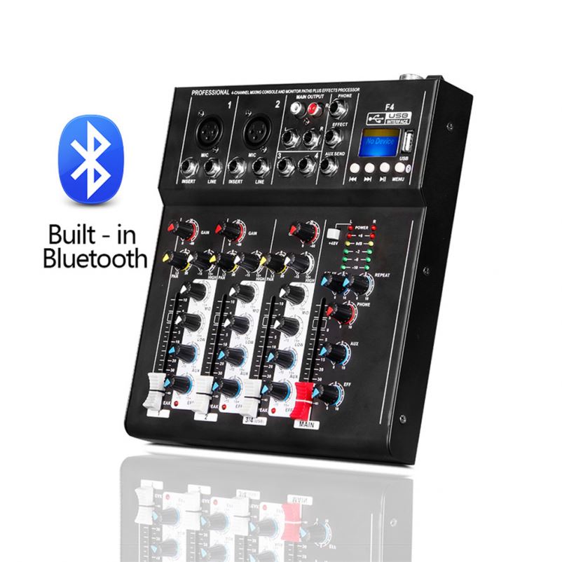 GAX-UF4 профессиональный аудио микшер Dj с сертификатом CE