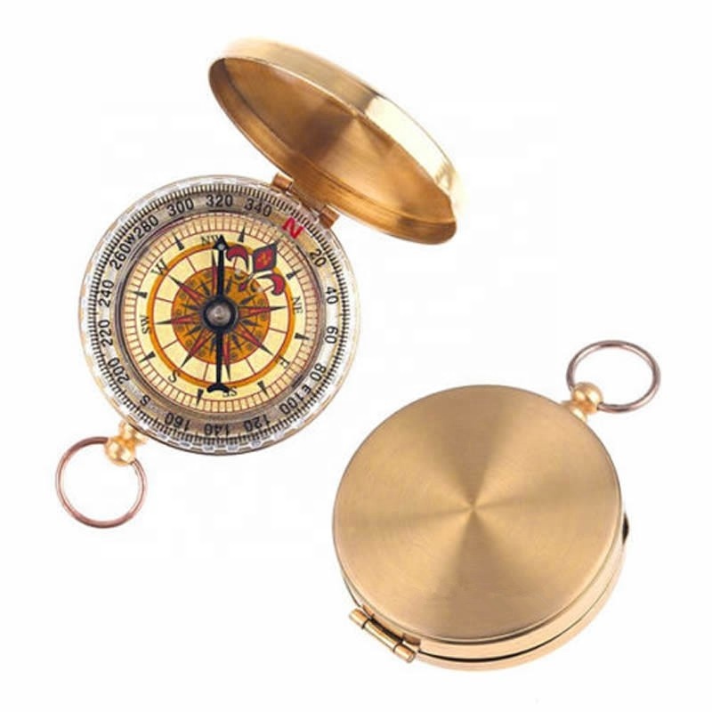 New New Brass Compass Custom Designs Camping Accessory Popular Bulk Compass For Wholesale