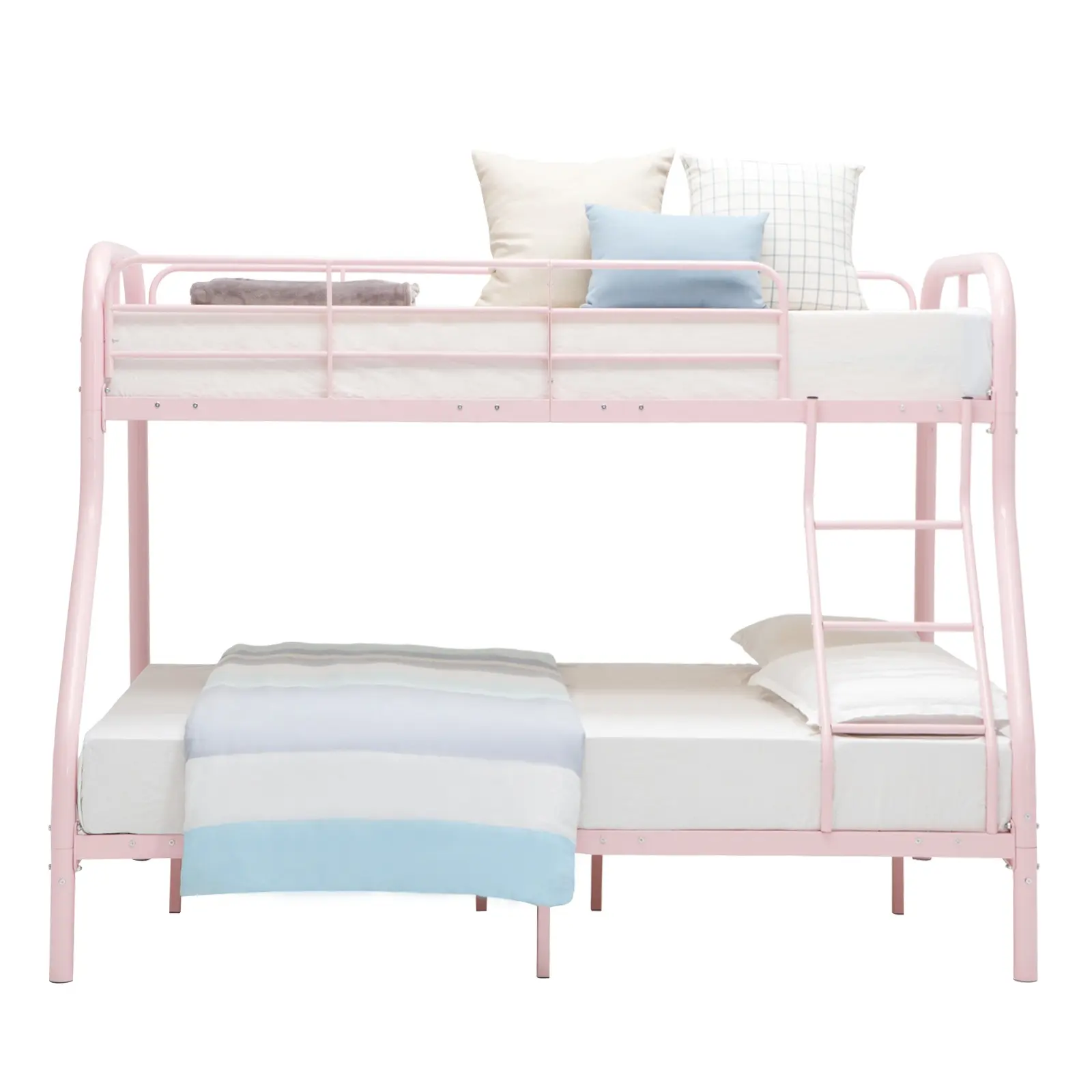 Commercial Furniture General Use and Metal steel wood Material 2 step bed double size/adult bunk beds