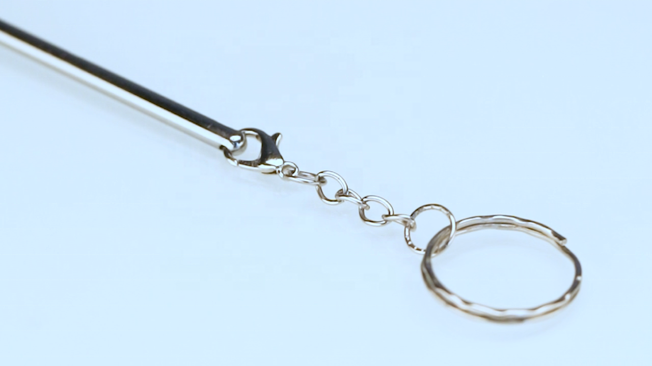 Factory direct sales smartphone touch screen short plastic mini pen kiosk keychain touch disposable stylus pen