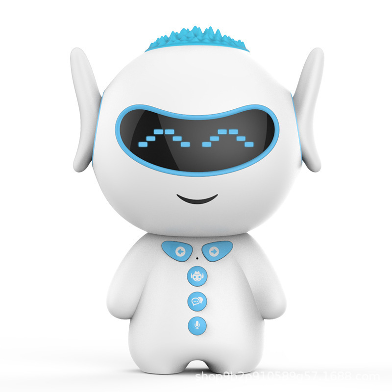Smart Cartoon Wireless Control TF Companion Early Education Learning Silicone Robot Machine with Teether Ears for Children