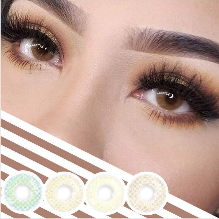 Fancylook 13 видов цветов супер натуральный контактные линзы дешевые цветные глазные линзы оптовая продажа мягких 14,2 мм Lentes де, прежде чем не свяжитесь с