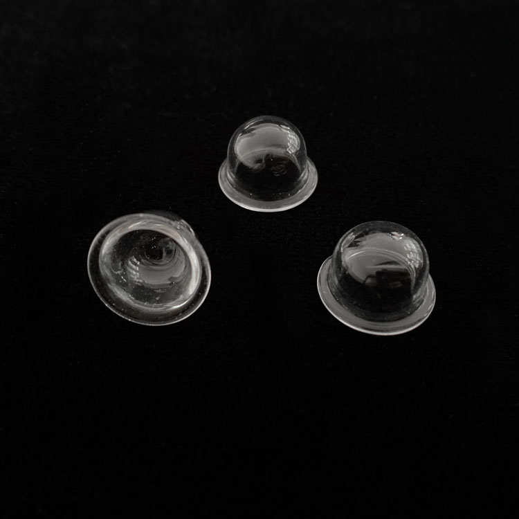 custom UVC Quartz Dome Quartz Glass Lens UVC LED Packaging Glass Dome