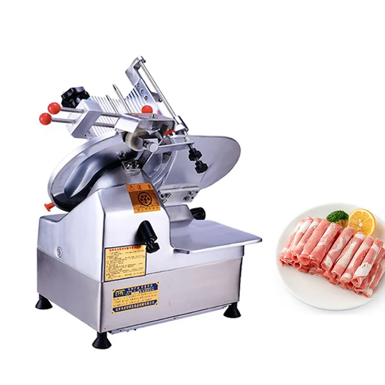 Commercial use multifunction fully automatic stainless steel electric beef frozen meat slicer