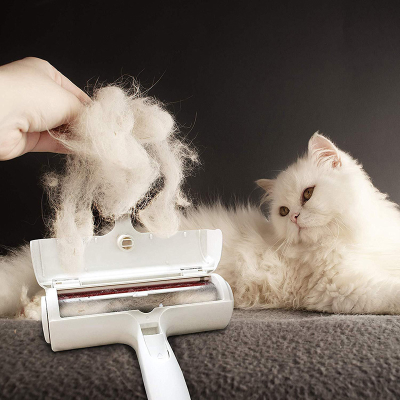 Pet Hair Remover Roller Removing Dog Cat Hair From Furniture Self-cleaning Lint Pet Hair Remover One Hand Operate