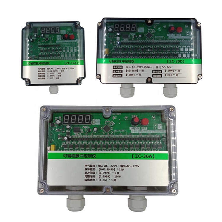8 12 24 26-30, 35, 36, линии выход 24VDC 220VAC рукавный фильтр последовательного плата контроллера импульсный реактивный таймер для пылесборника пылесоса