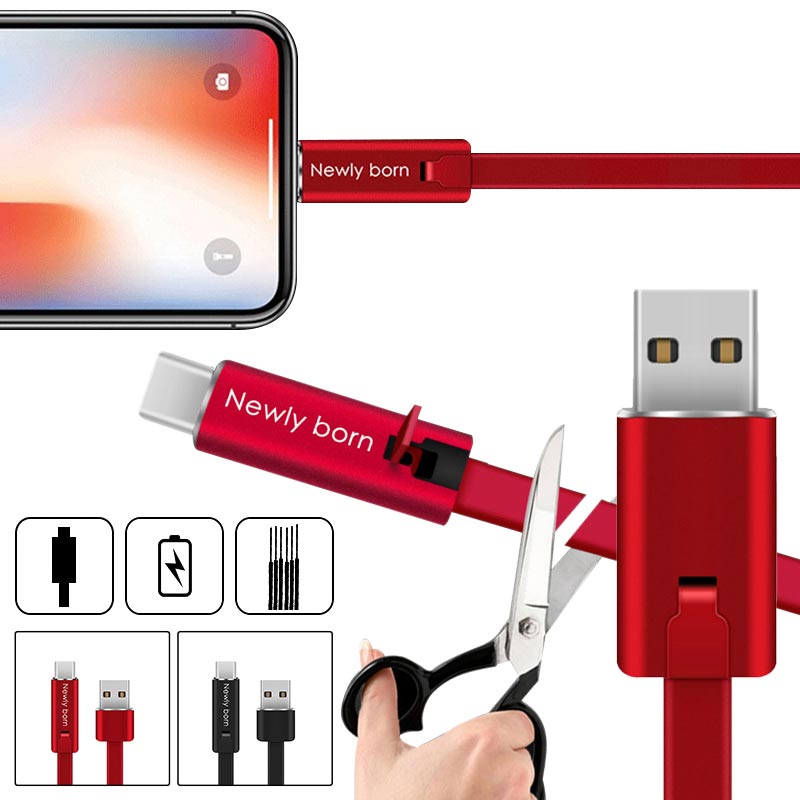 2020 new arrival cutting quickly repair adjustable renewable fast charging usb 3.0 cable