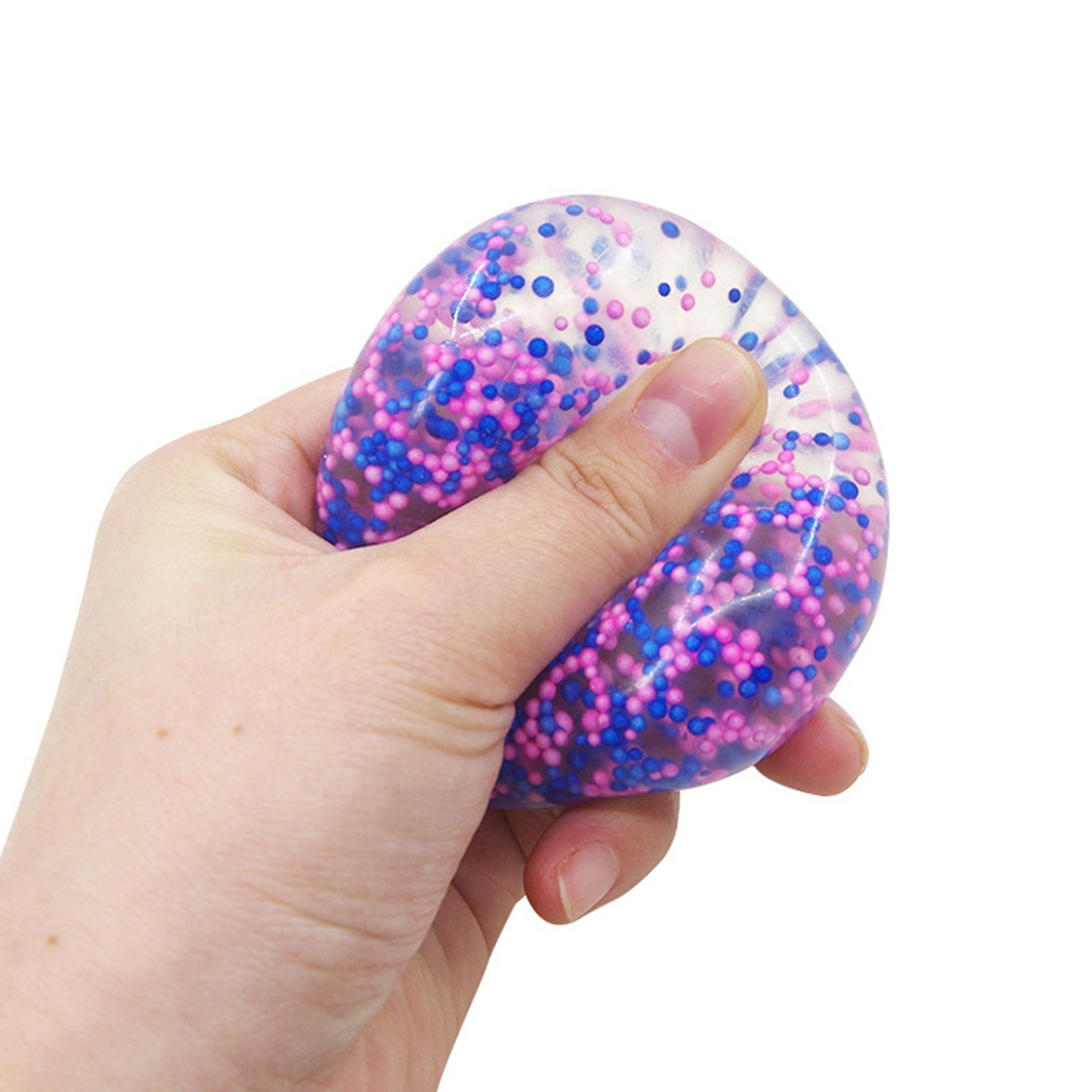 Colorful Fidget Toys Anti-stress Handle Stress Balls Sticky Soft Stuffed Toys Squishy Anxiety Fidget Sensory Ball Toy