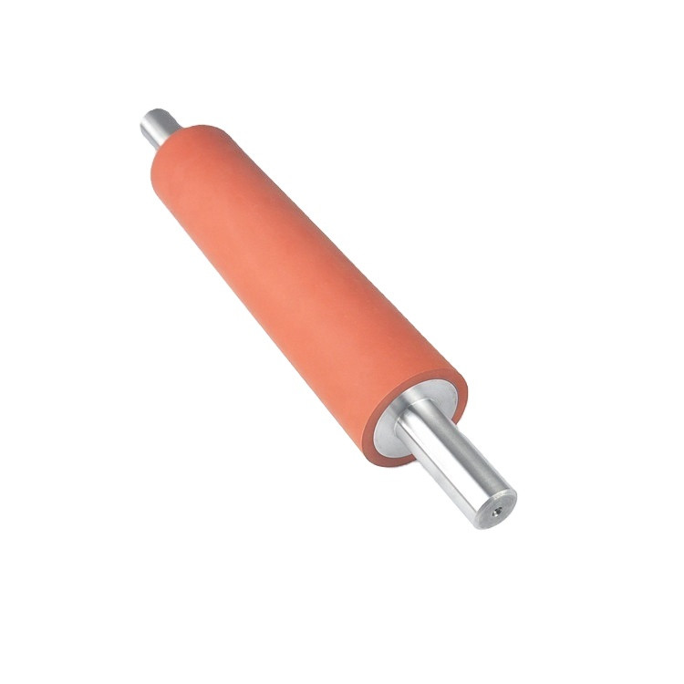 Hot Stamping Roller High Temperature Resistance Silicone Rubber Roller For Heat Transfer Machine