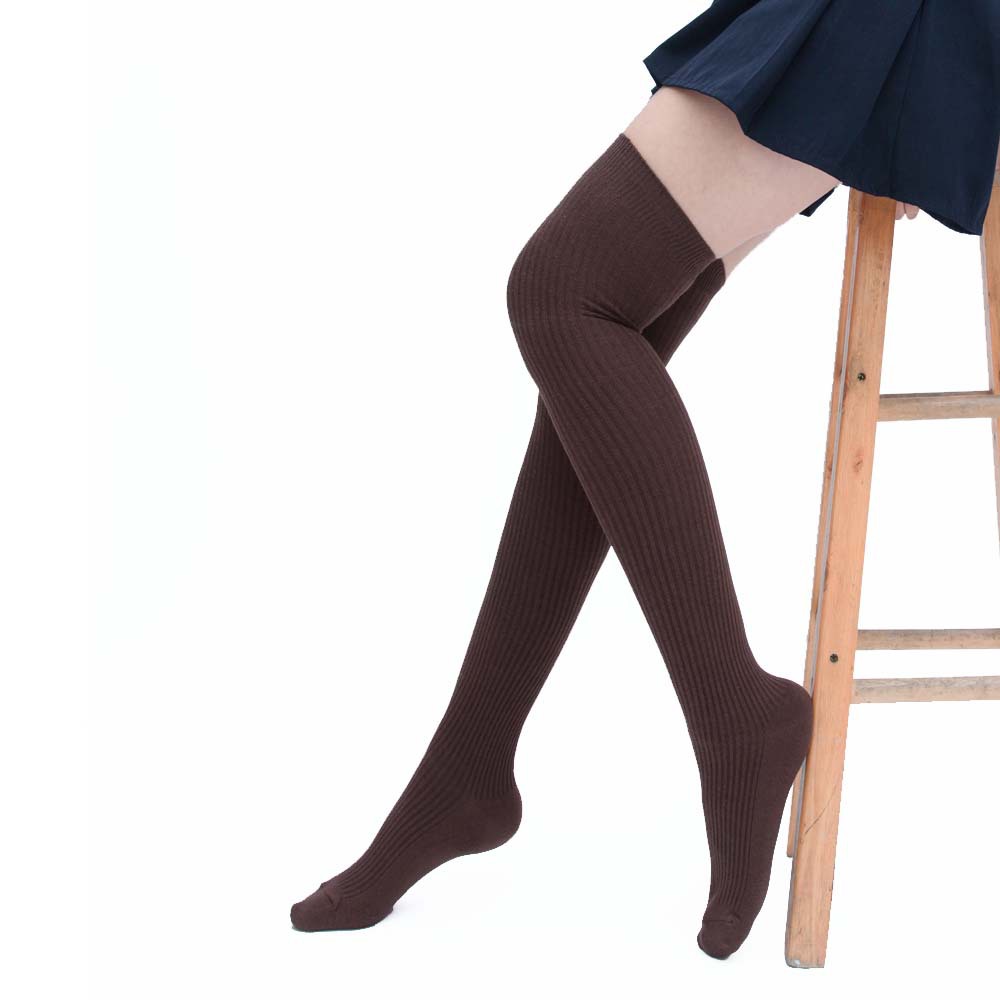Spot goods yoga bunching socks knitting long stockings women's lengthened thigh high socks