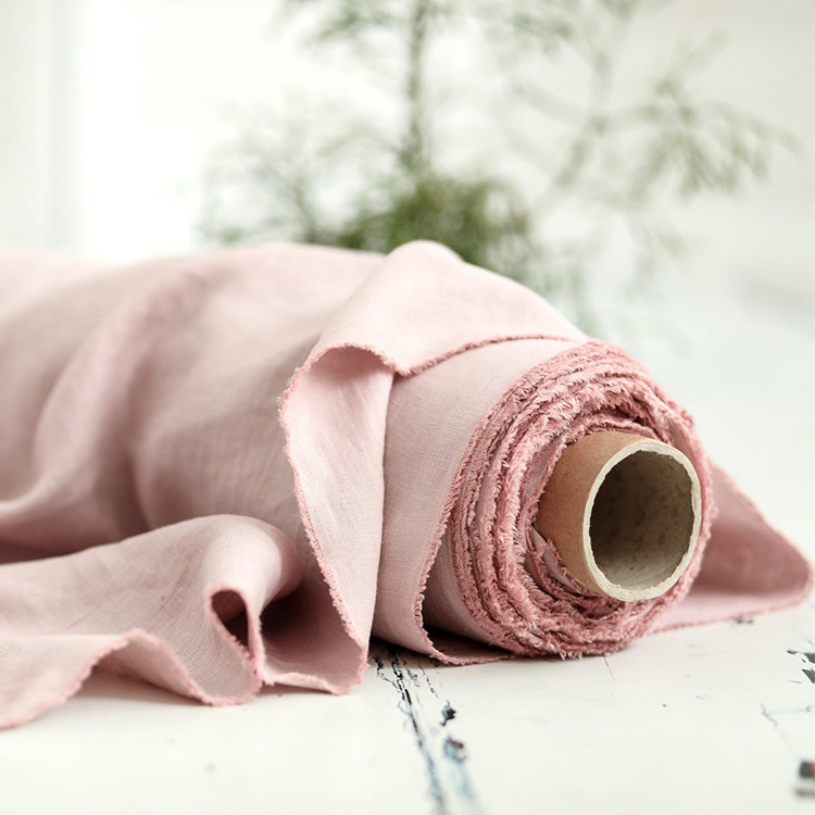 OEKO TEX washed soft french high quality garment pure material wholesale 100% linen fabric