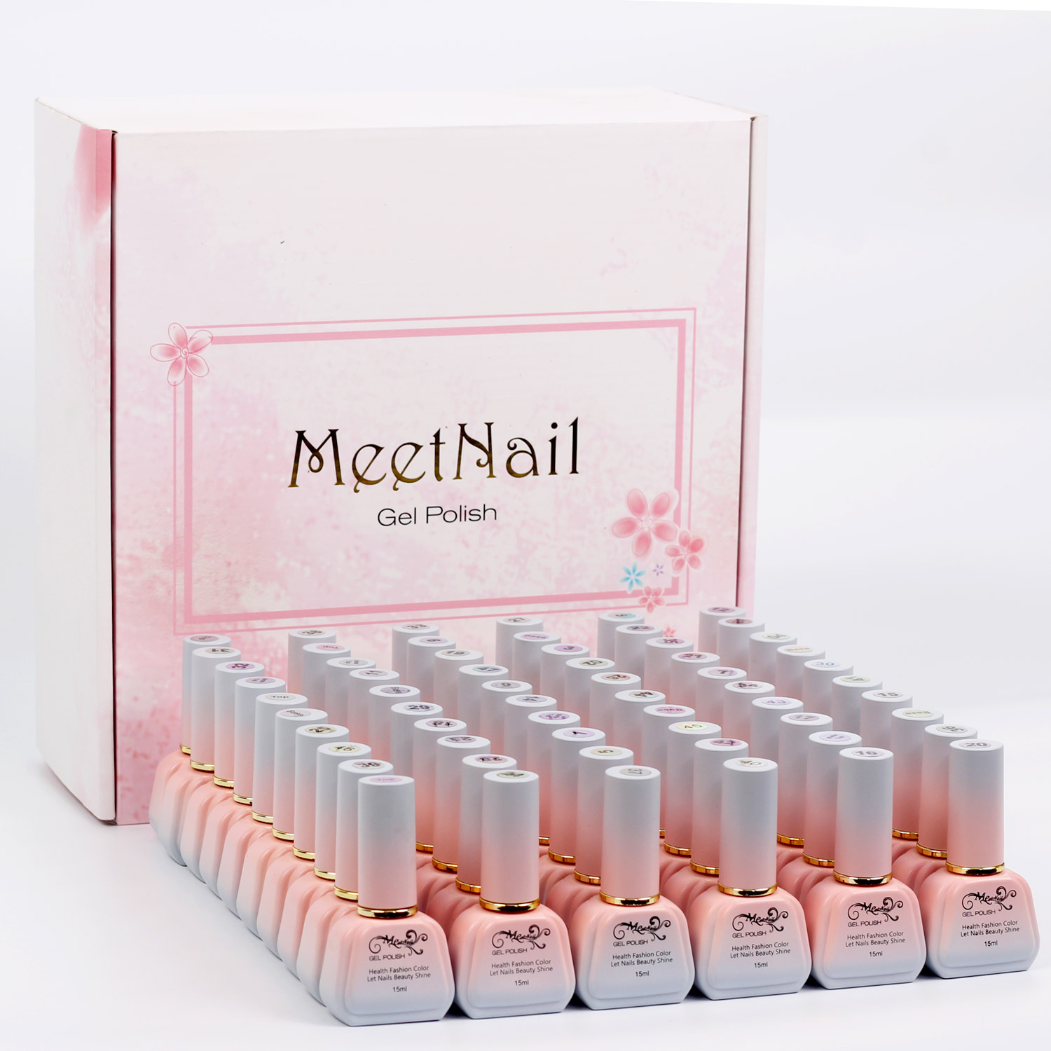 MEETNAIL оптовая продажа 60 шт. Набор цветных гель-лаков для ногтей частная марка 15 мл отмачиваемый УФ/светодиодный Гель-лак для домашнего салона дизайна ногтей