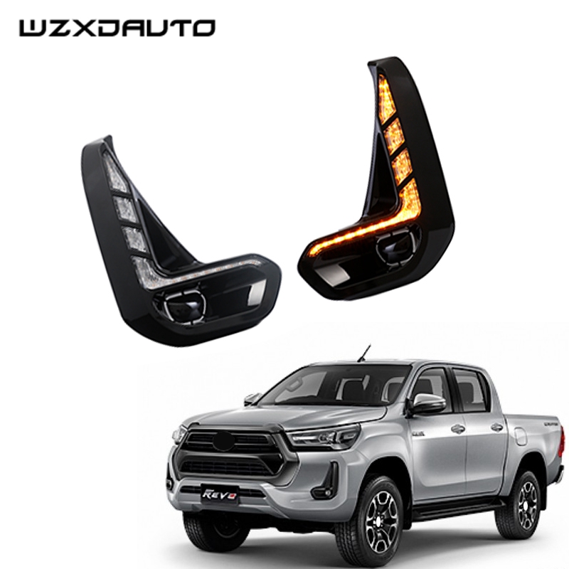 Новое поступление, дневные ходовые огни для Hilux Revo 2021, Лидер продаж, светодиодные дневные ходовые огни Rocco