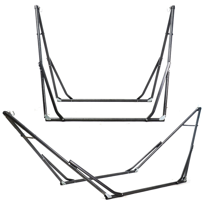 Outdoor Garden Stainless Steel Iron Pipe Stand Chair For Hammock
