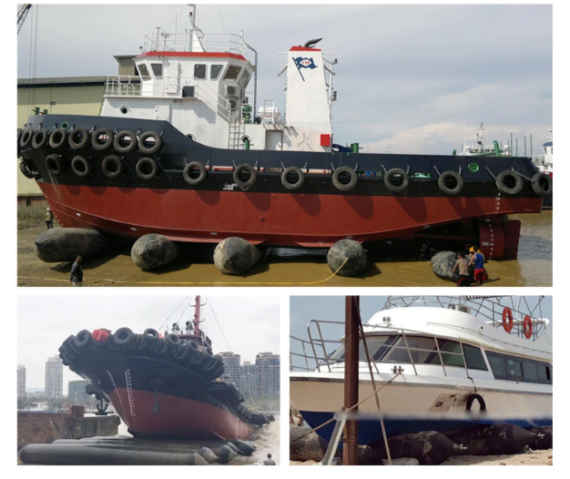 High working pressure inflatable lifting ship launching air bag