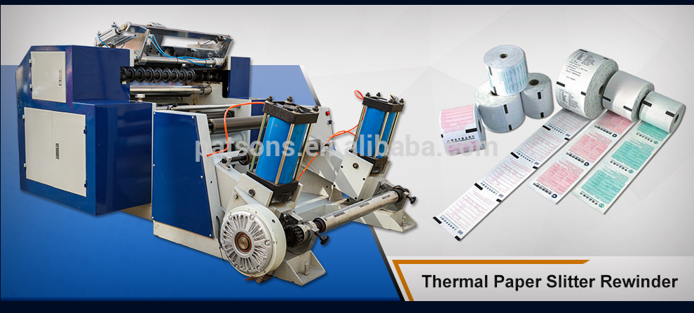Thermal Paper Slitter Rewinder Machine Jumbo Roll Paper Machine Link Slitter Rewinder