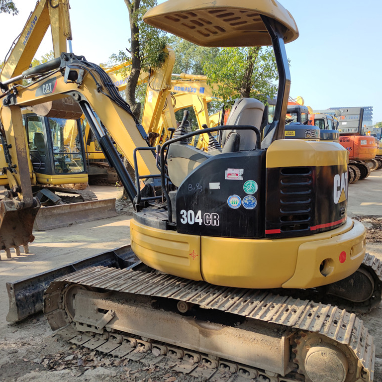 Б/у оригинальный японский cat 304 мини 4 тонный экскаватор
