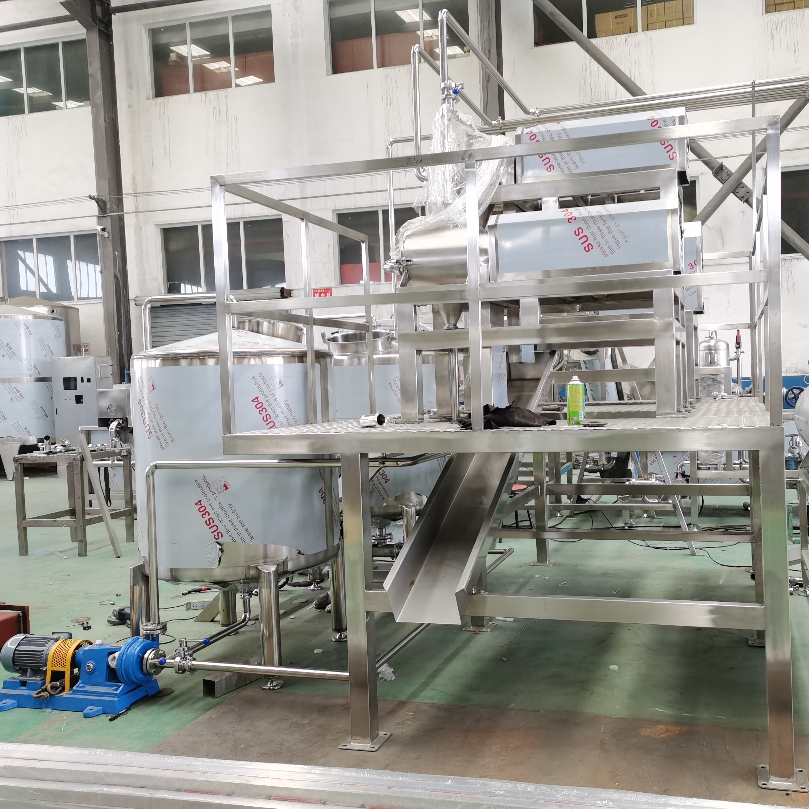 Coconut processing factory machine coconut cream milk powder comprehensive processing line