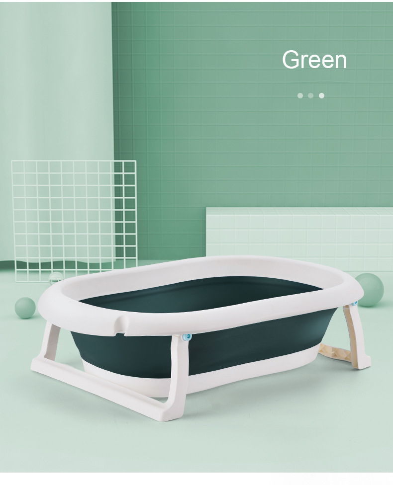 Wholesale Hot Selling Portable Plastic Foldable Baby Bath Tub With Seat