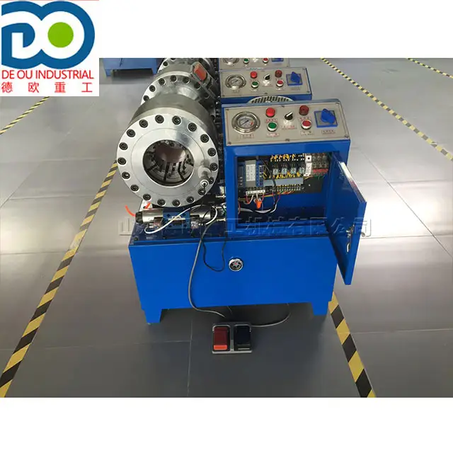 220V Hydraulic Steel Pipe Press Shrinking Machine Steel pipe joint shrinking machine