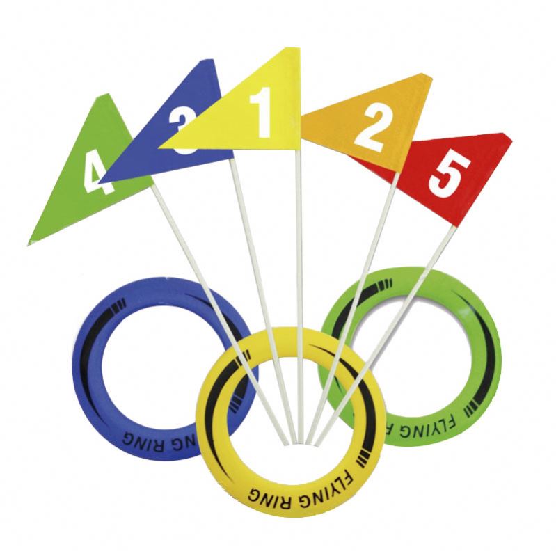 Wholesale flying disc and flags plastic flying disc golf Outdoor disc ring game for kids