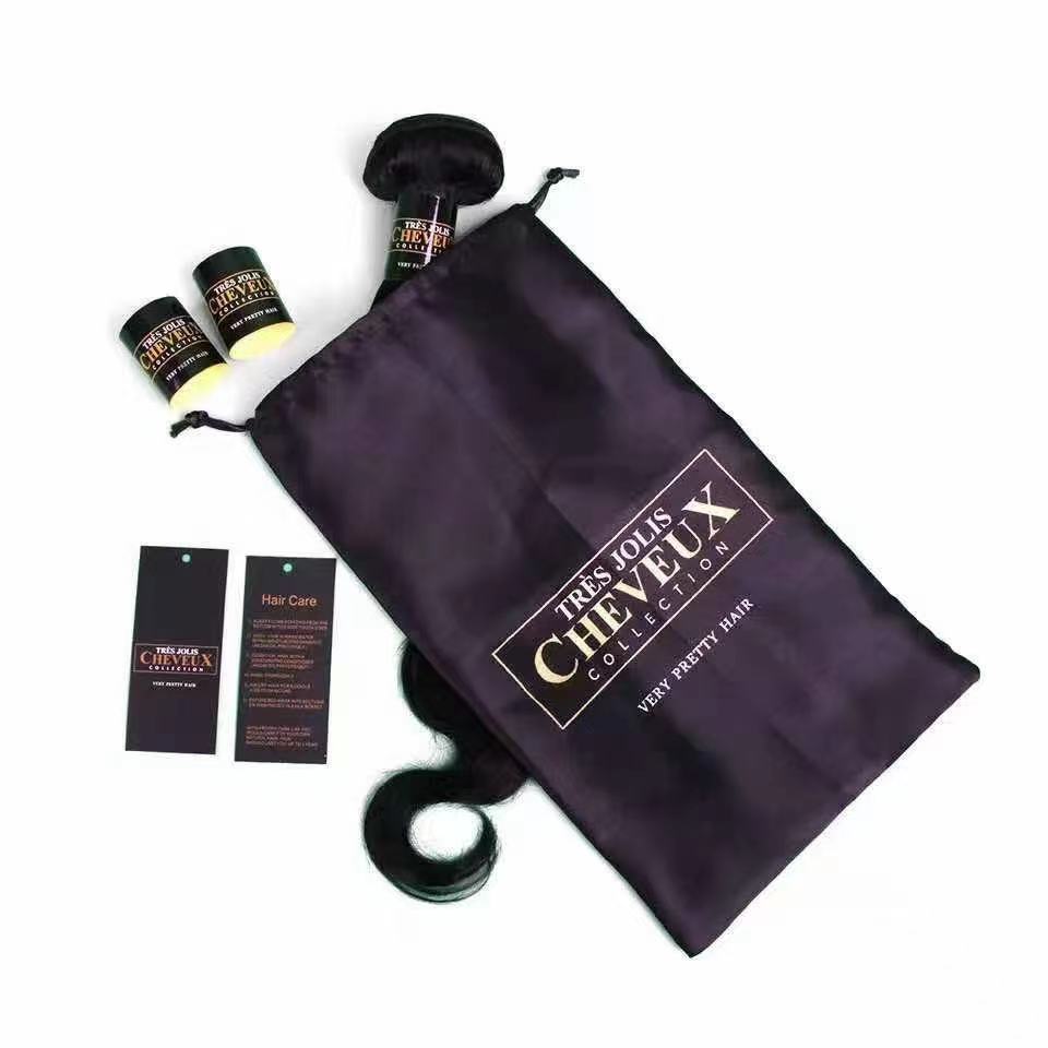 custom hair wig tags and hair wrap stickers and thank you card sets customize logo pattern packaging labels