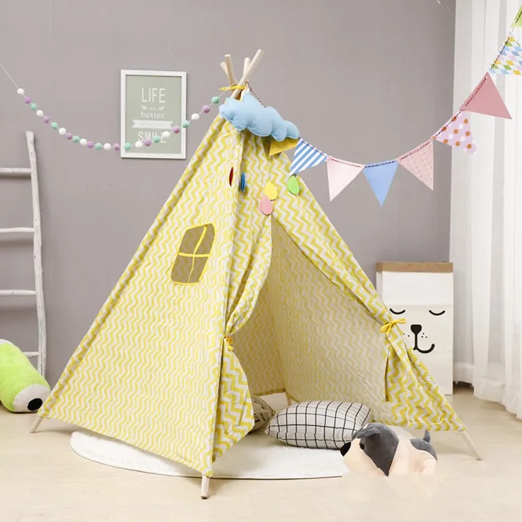 Палатка-вигвам Tipi треугольная детская, игровой домик для сна, для детской комнаты, игровой домик