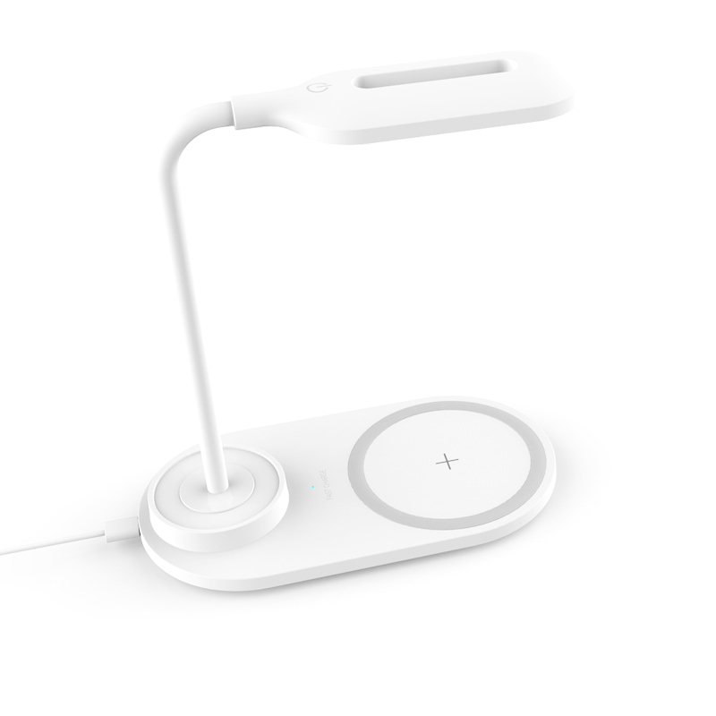Hot sell flexible neck usb reading light led desk fashion lamp dimmable led table lamp with mobile phone wireless charger lamp