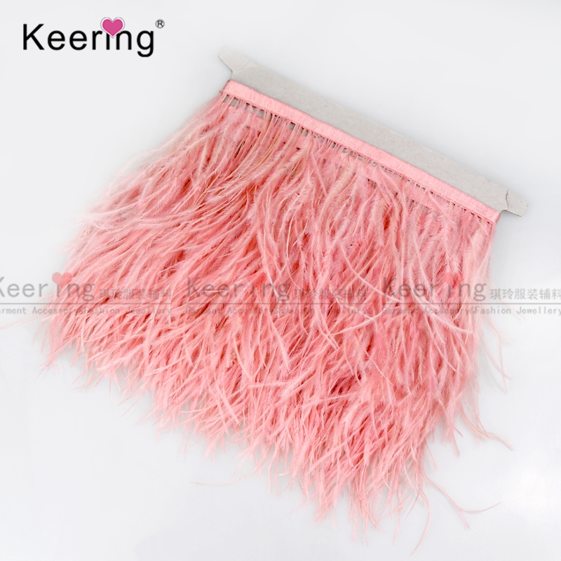 Hot Deal High End Wholesales Bulk Cheap Ostrich Feather Trimming For Dress