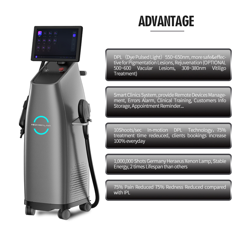 2023 New Technology 3 In 1 Ipl Hair Removal Machine Ipl Opt Elight epilation Dpl Beauty Machine