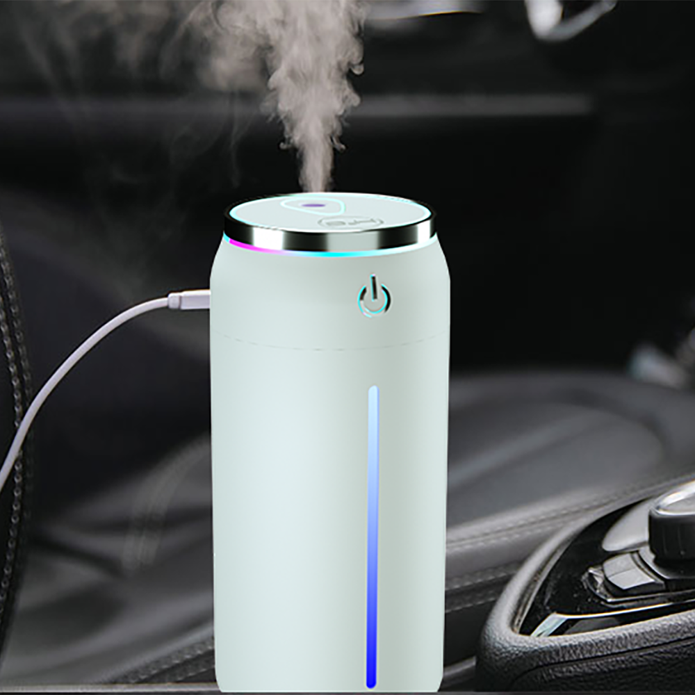 Portable h2o Humidifier Low Noise Diffuser Atmosphere Light Mist Sprayer Mini Car Humidifier Air Huminidier