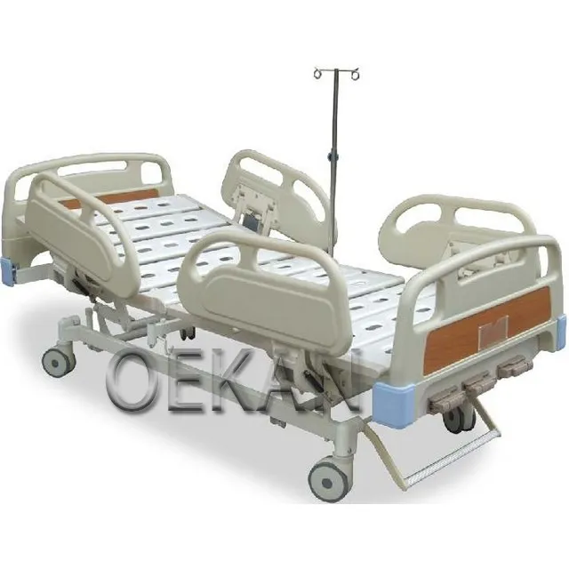 Многофункциональная Больничная электрическая регулируемая кровать ICU, медицинская трехфункциональная кровать из АБС-пластика, кровать для кормления