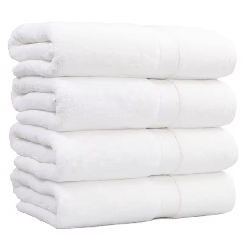 Wholesale Custom Manufacturers High Quality 100% Cotton 5 Star Hotel White Cotton hotel Towel Set