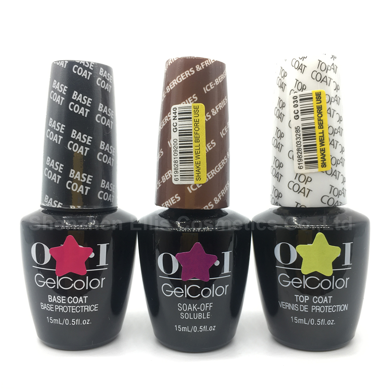 Factory wholesale 15ml high quality Soak Off UV gel nail polish Polished