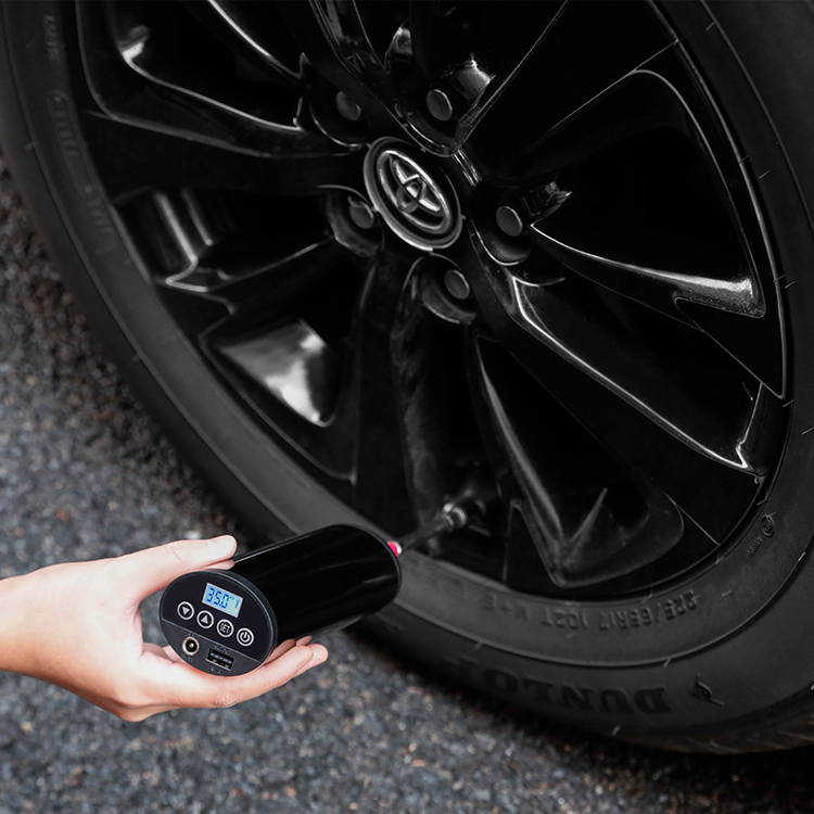 OEM 150PSI высокого давления портативный перезаряжаемые цифровой умный электрический автомобильный воздушный компрессор надувная подушка шины велосипеда велосипедный мини-насос