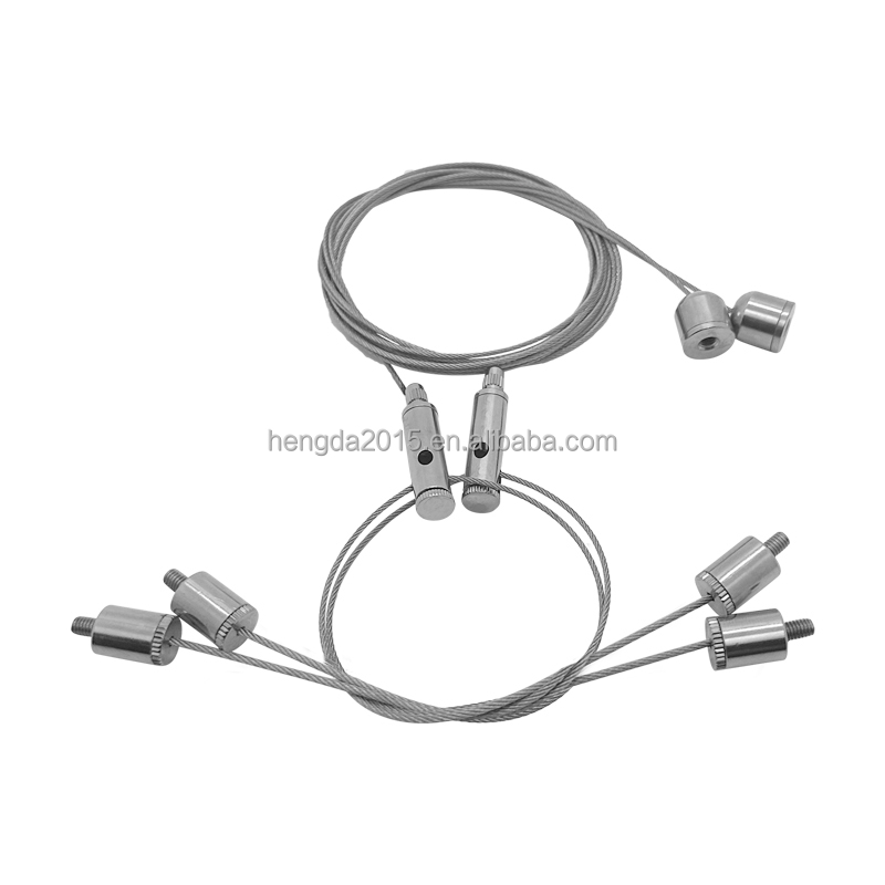 High Strength Light Suspension Kit Steel Wire Rope Sling And Suspension Kit Steel Wire Cable Gripper