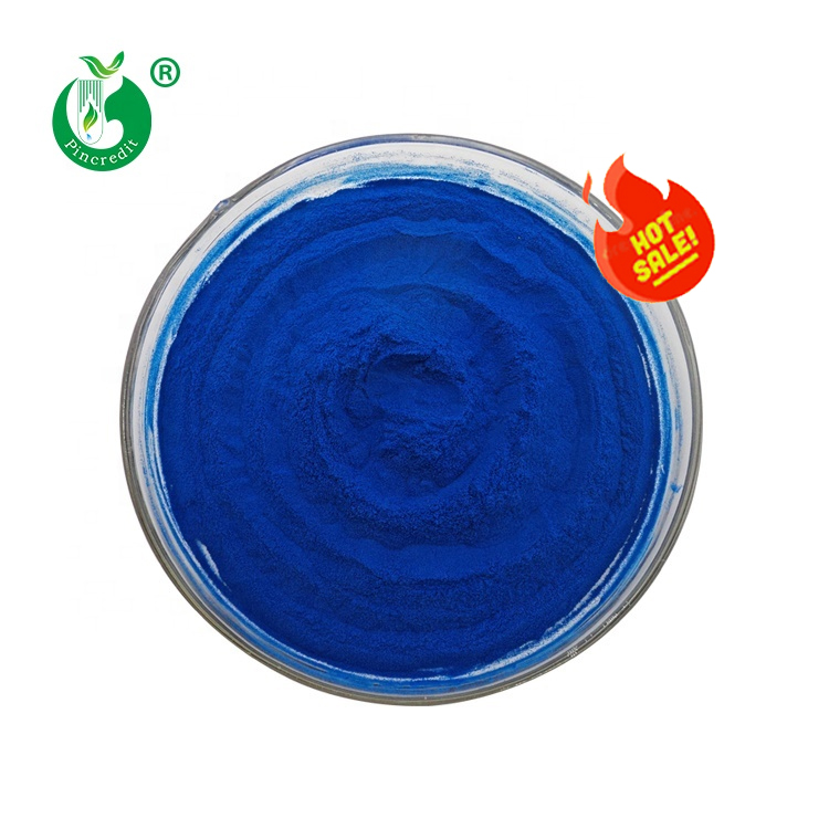 Pincredit OEM Private E18 Food Grade Spirulina Extract Phycocyanin Blue Spirulina Phycocyanin Powder
