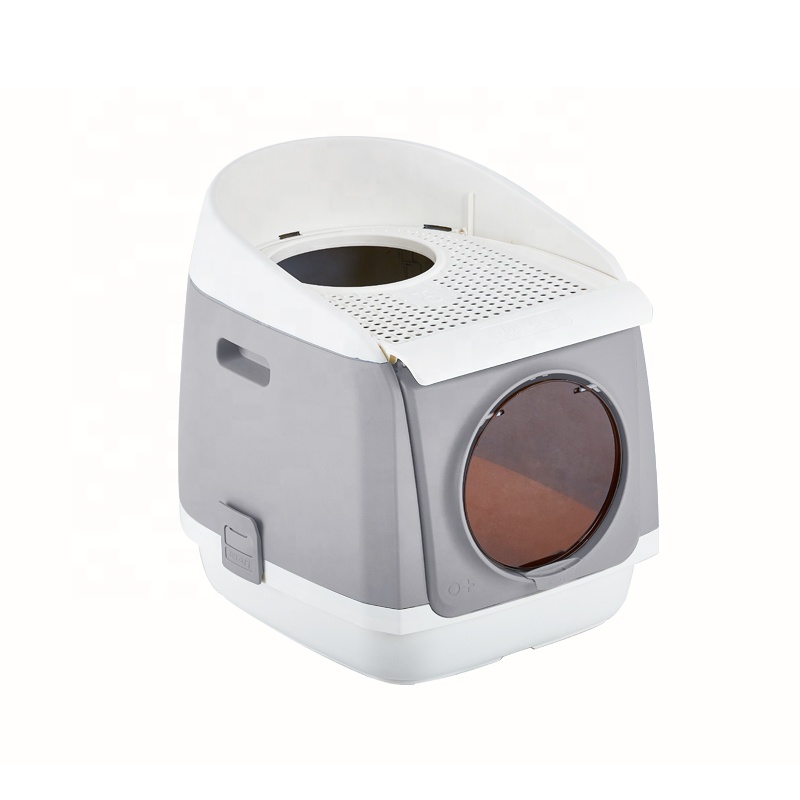 Automatic PP eco-friendly cat litter box anti-odor cat litter box toilet wholesale cat toilet