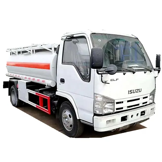 Japan new 5000 liters Isuzu fuel trucks 5m3 oil diesel tanker in uae