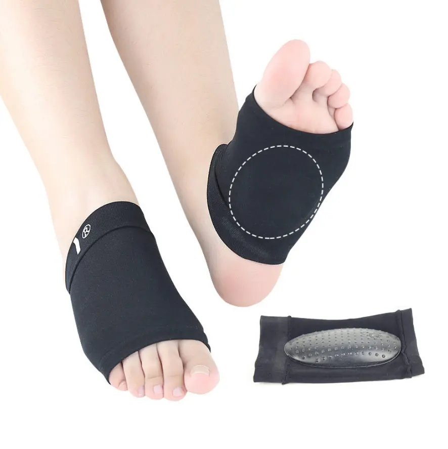 New Metarsal Compression Arch Support Sleeves Sock with Comfort Gel Pad Cushions for High Arches, Flat Feet, Heel or Foot Pain