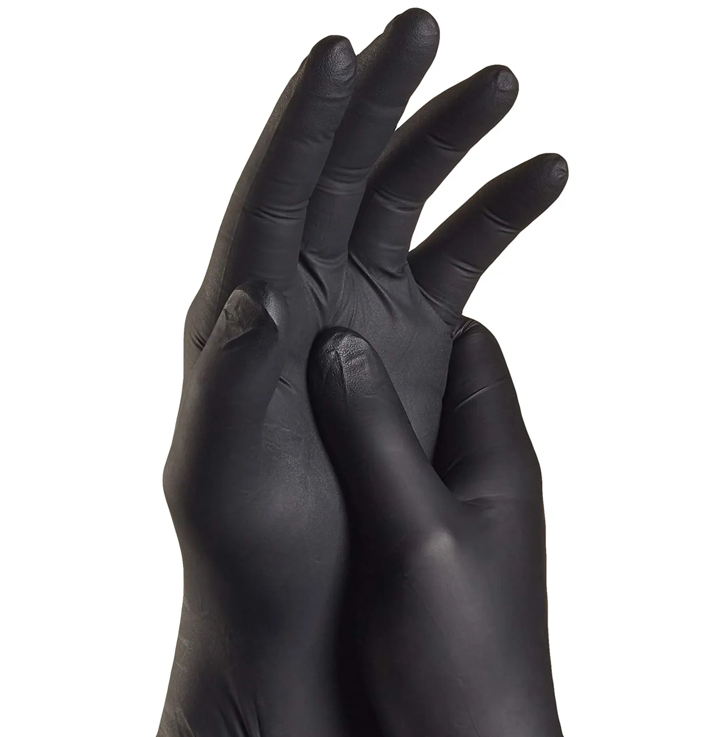Box Pack Disposable Glov CE Plastic Nitrile Tpe Hand Gloves Powder Free Black