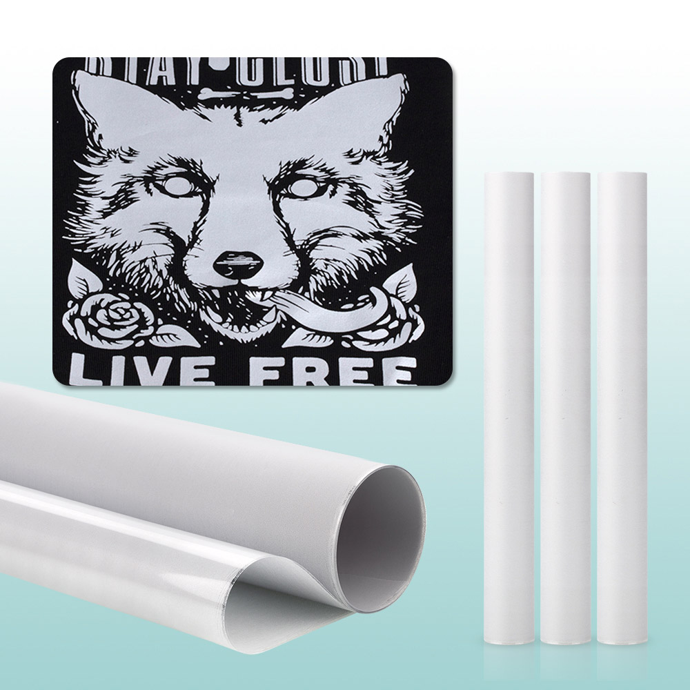 Ocinkjet 30CM*100M DTF Heat Transfer Pet Film 75U Thickness Double-sided Release Transfer Film Sheet