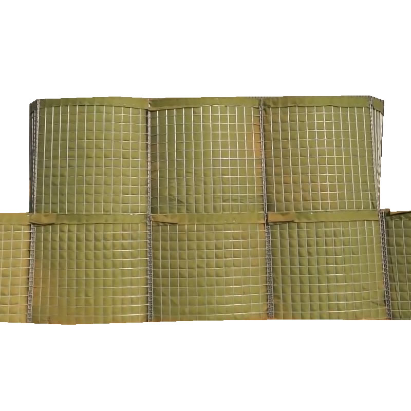 Военные барьеры Hesco Bastion, сварной габионный ящик для продажи