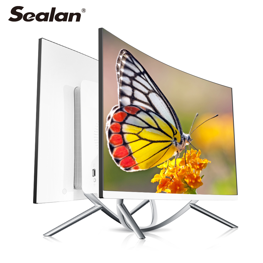 SEALAN изогнутый full hd экран i7-3537 27 дюймов ПК настольный все в одном ОЗУ 16 Гб SSD 480 Гб HDD 1 ТБ игровой компьютер