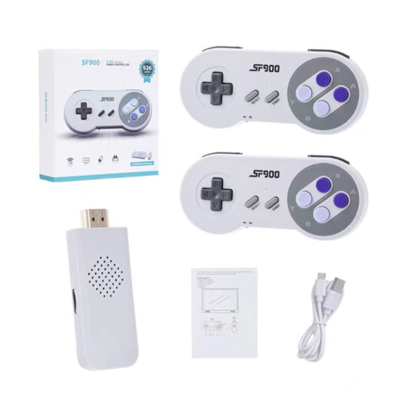 HD игровой автомат SF900, двойная игра, ТВ-игра, беспроводная рукоятка, Классический игровой автомат SFC