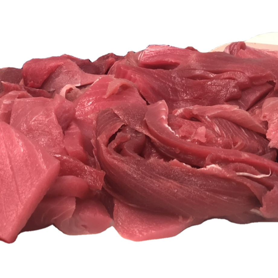 Guaranteed quality proper price IQF yellowfin frozen tuna scrap meat for fresh seafood